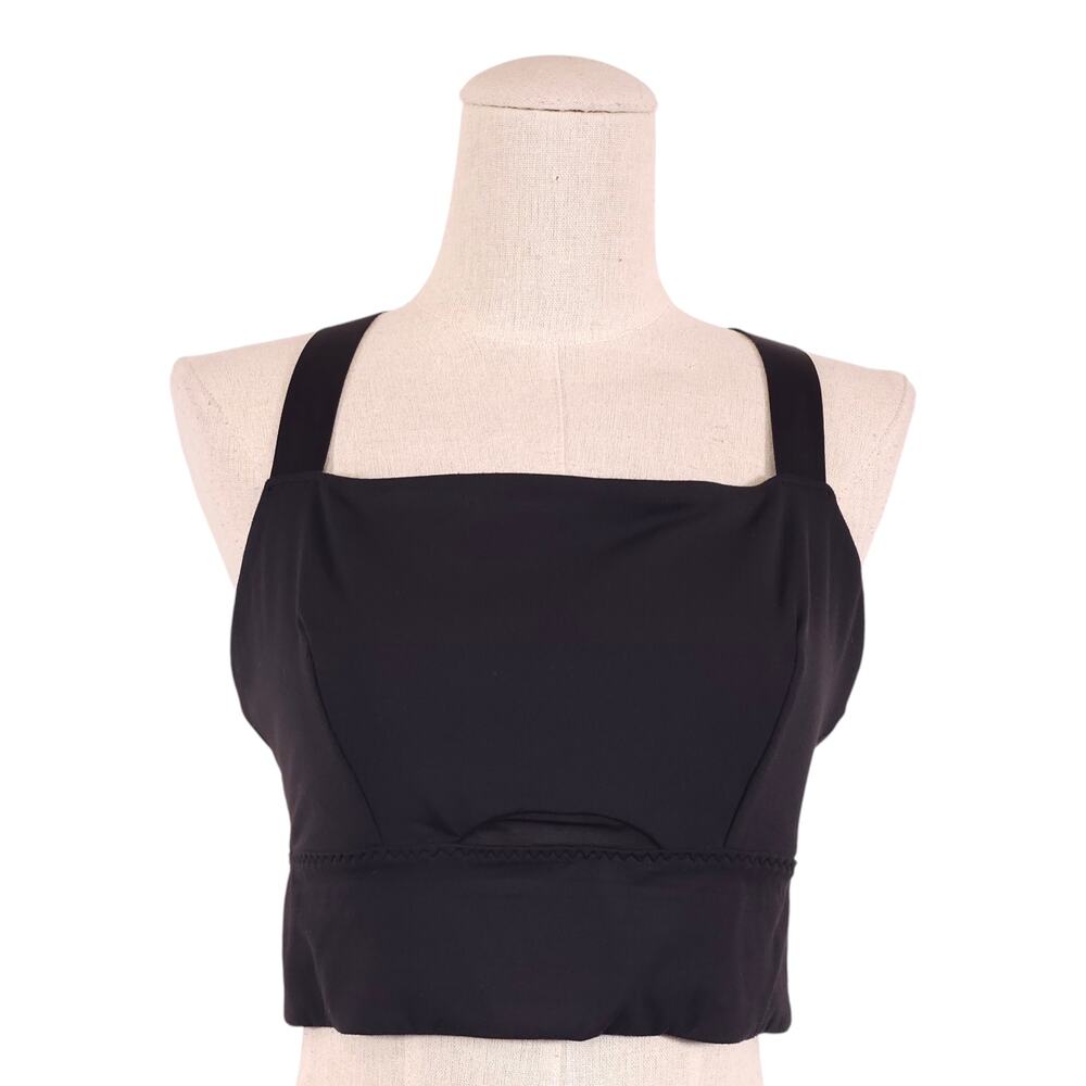 Athleta D-DD Lotus Bra In Powervita Black Sz Medium